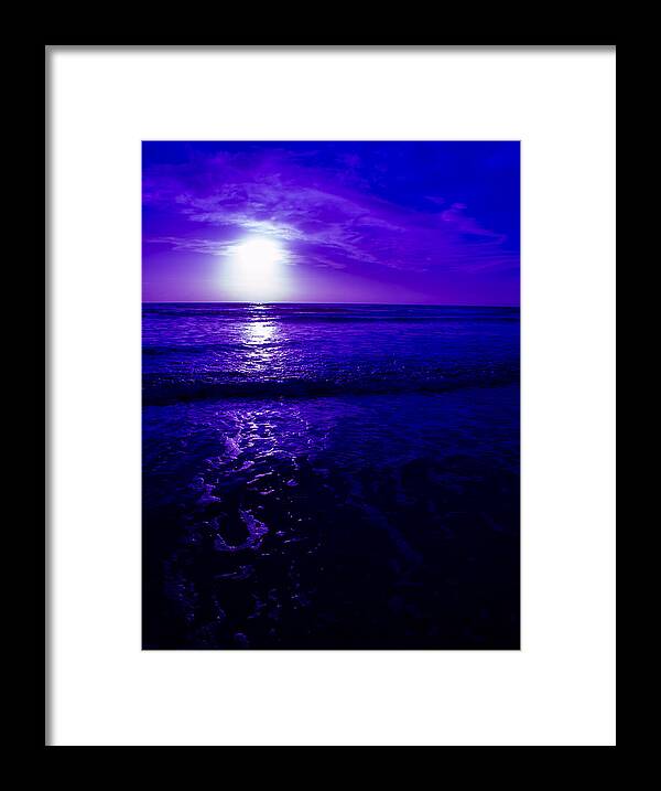 Water Framed Print featuring the photograph Dark Flash by Jerry Hart