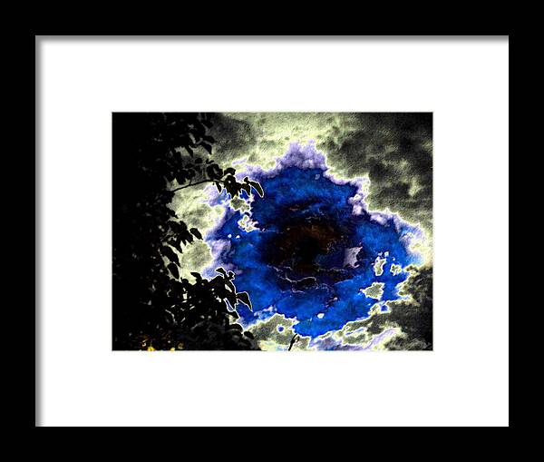 Moon Framed Print featuring the digital art Dark Moon 2 by Eric Forster