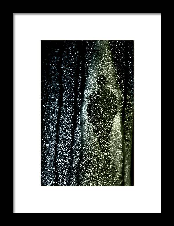Wet Framed Print featuring the photograph Dark Stranger by Richard Piper