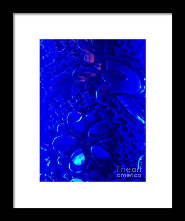 Photograph Turned Abstract... All Prints Framed Print featuring the digital art Dark Streak by Gayle Price Thomas