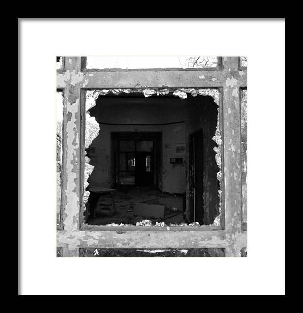 Haunt Framed Print featuring the photograph Darker Within by Art Dingo