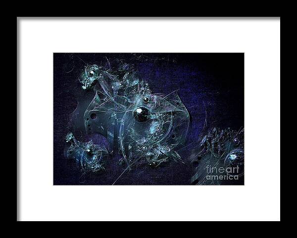 Science Fiction Framed Print featuring the painting Dashboard by Alexa Szlavics