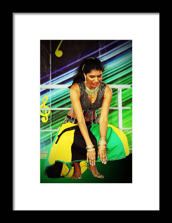 Dancer Framed Print featuring the photograph Dawali Dancer by Audrey Robillard