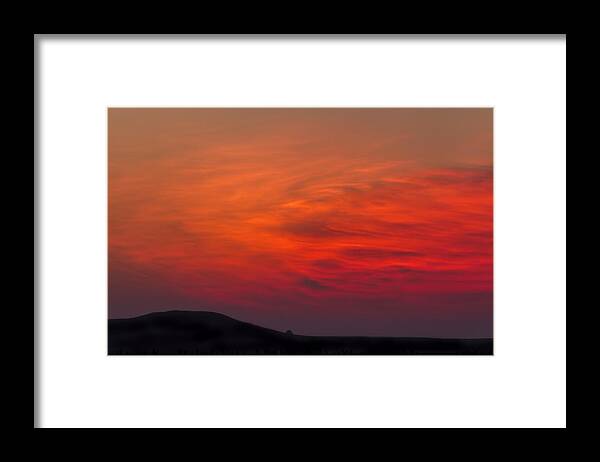 Kansas Framed Print featuring the photograph Dawn Glow by Rob Graham