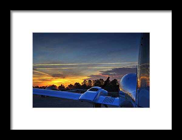 Morning Framed Print featuring the photograph Dawn on the Ramp 02 by Phil And Karen Rispin