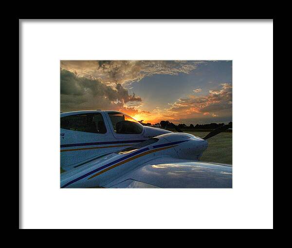 Diamond Framed Print featuring the photograph Dawn on the Ramp by Phil And Karen Rispin