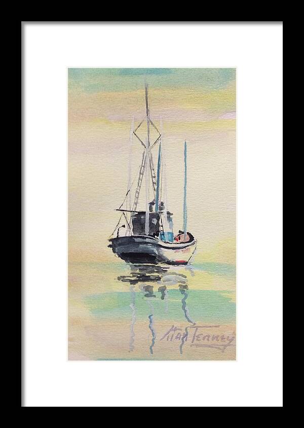 Buyboat Framed Print featuring the painting Day of Rest by Stan Tenney