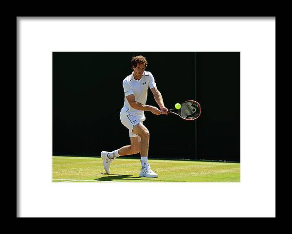 Tennis Framed Print featuring the photograph Day Ten The Championships - Wimbledon by Shaun Botterill