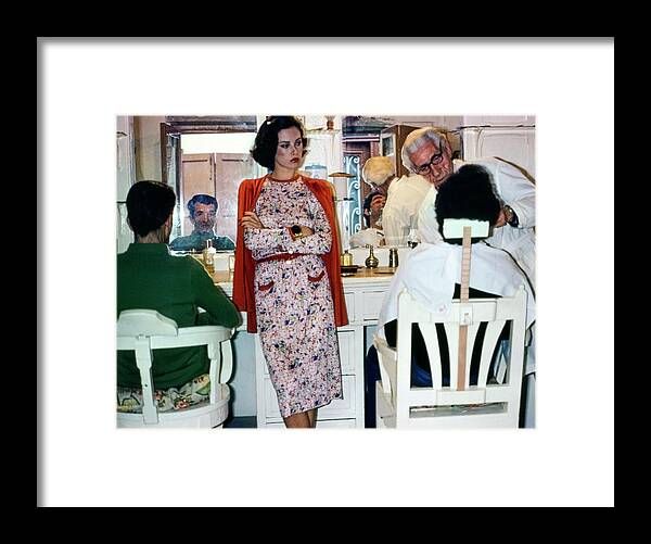 Beauty Framed Print featuring the photograph Dayle Haddon Wearing Missoni by Jacques Malignon