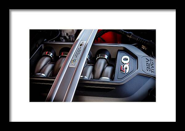 Daytona 500 Pace Car Edition Ford Mustang Framed Print featuring the photograph Daytona 500 Pace Car Edition Ford Mustang by David Morefield