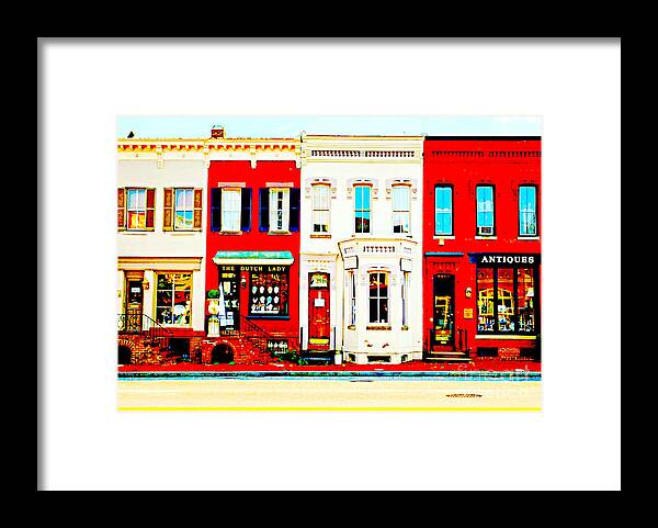 #architectural Photographs Framed Print featuring the photograph DC Shops 4822 3311 003 by Kip Vidrine