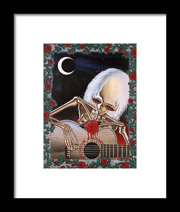Grateful Dead Framed Print featuring the painting Dead Serenade by Gary Kroman