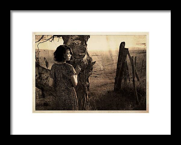 Retro Framed Print featuring the photograph Dear Norma by Theresa Tahara