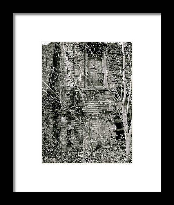 Architecture Framed Print featuring the photograph Decay by Azthet Photography