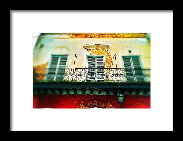 Old San Juan Framed Print featuring the digital art Decayed by Olivier Calas