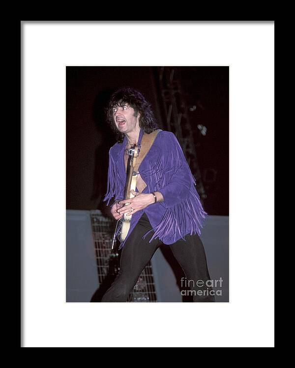 Musician Framed Print featuring the photograph Deep Purple by Concert Photos