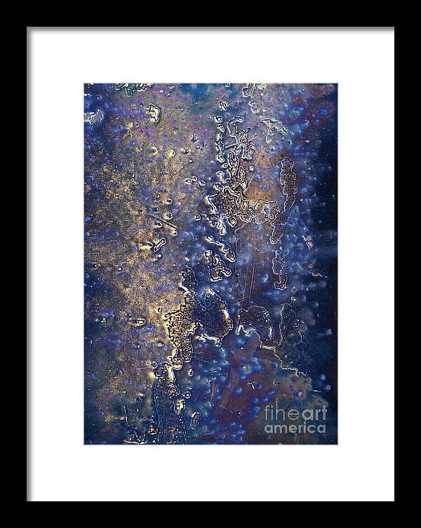 Abstract Framed Print featuring the photograph Deep Sea Abstract by Lee Craig