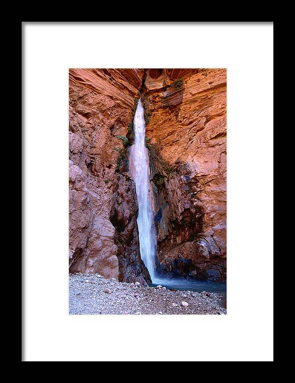 Scenics Framed Print featuring the photograph Deer Creek Falls, Colorado River by John Elk