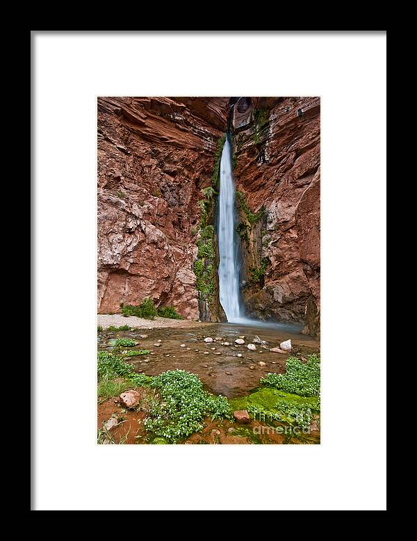 Deer Creek Falls Framed Print featuring the photograph Deer Creek Falls by William H. Mullins