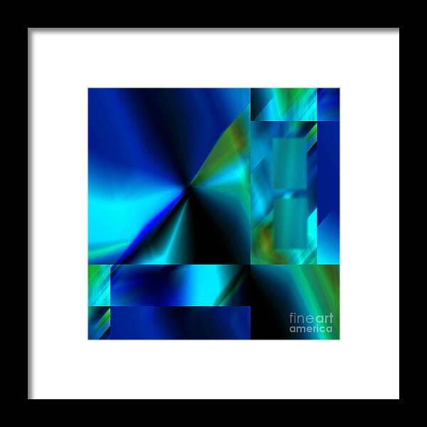 Digital Art Abstract Defining Moments Framed Print featuring the digital art Defining Moments by Gayle Price Thomas