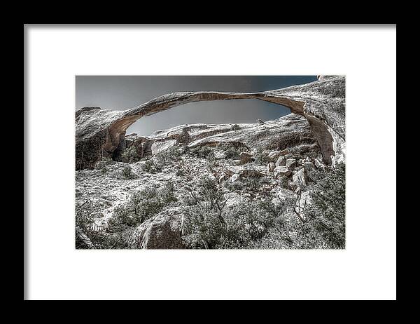 Utah Framed Print featuring the photograph Delicate Stone by Richard Gehlbach