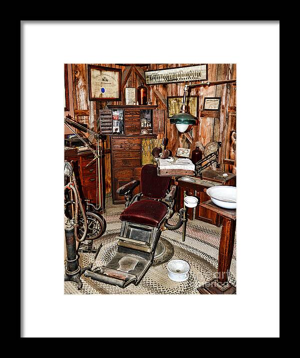 Dentist Framed Print featuring the photograph Dentist - The Dentist Chair by Paul Ward
