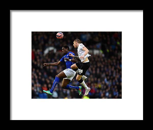 England Framed Print featuring the photograph Derby County v Chesterfield - FA Cup Fourth Round by Laurence Griffiths