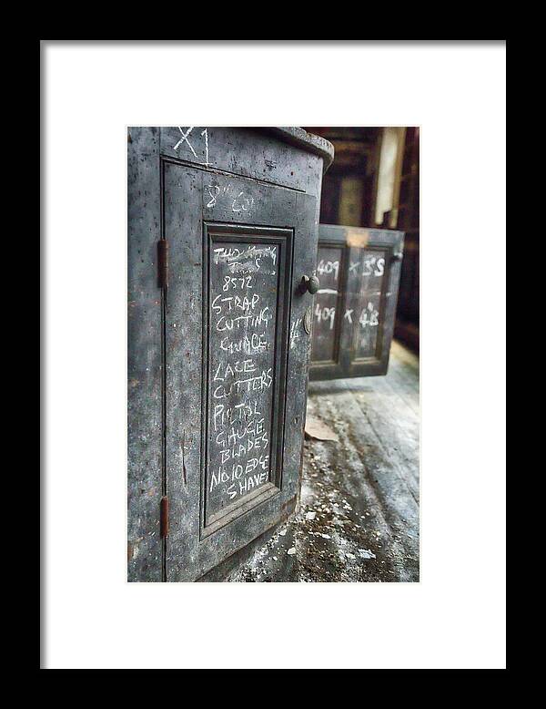 Decay Framed Print featuring the photograph Derelict Factory Door by Russ Dixon