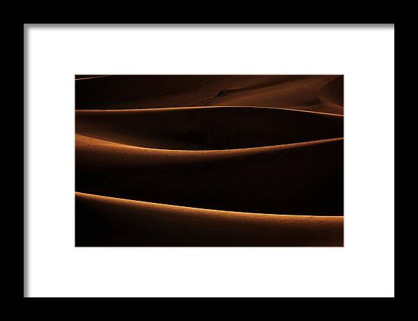 Desert Light - Jos Carlos Fernandes De Andrade Framed Print featuring the photograph Desert Light by Jose Carlos Fernandes De Andrade