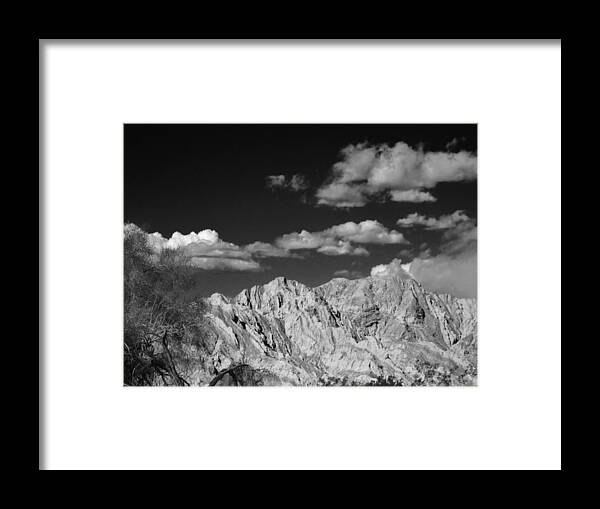 Landscape Framed Print featuring the photograph Desert Sky by Dave Hall