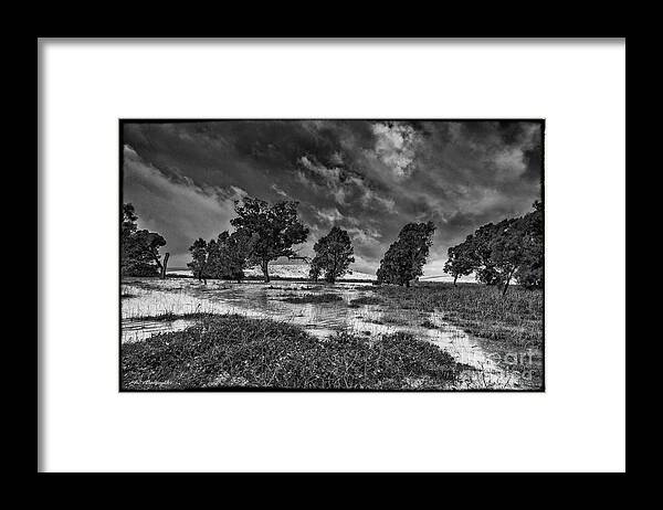 Desert Framed Print featuring the photograph Desert storm by Arik Baltinester