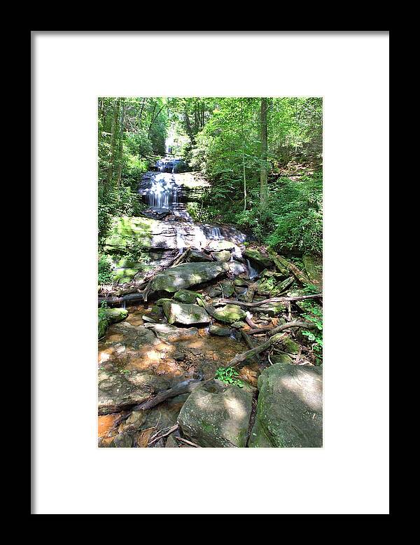 8786 Framed Print featuring the photograph Desoto Falls by Gordon Elwell