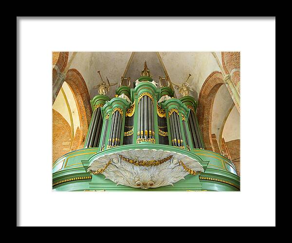 Orgeln Framed Print featuring the photograph Deventer organ by Jenny Setchell
