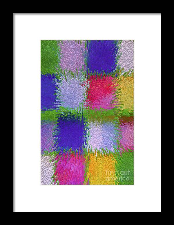 Patchwork Framed Print featuring the photograph Digital Patchwork by Diane Macdonald