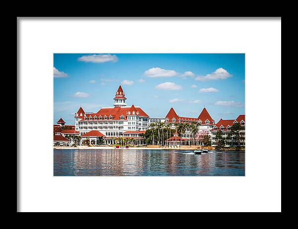 Grand Floridian Framed Print featuring the photograph Disney's Grand Floridian Resort and Spa by Sara Frank