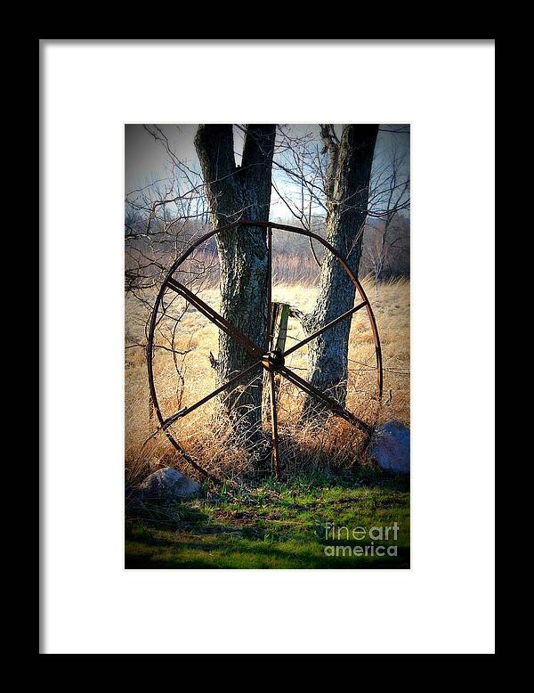 Field Framed Print featuring the photograph Distant Past by Christie Minalga
