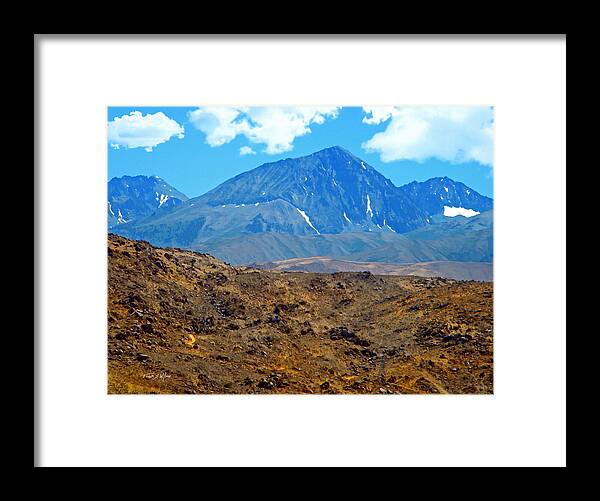 Sierra Framed Print featuring the photograph Distant Peaks by Frank Wilson