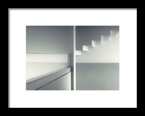Architecture Framed Print featuring the photograph Dividing Angles by Anders Samuelsson
