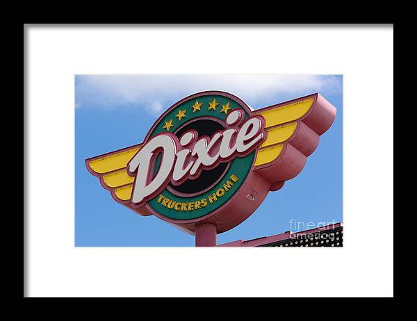 Clarence Holmes Framed Print featuring the photograph Dixie Truckers Home I by Clarence Holmes