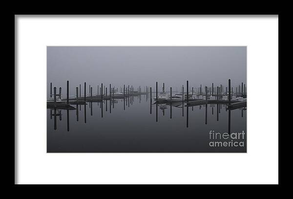 Landscape Framed Print featuring the photograph Dock on The Bay by Roger Becker