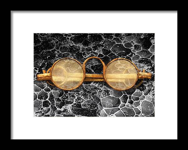 Suburbanscenes Framed Print featuring the photograph Doctor - Optometrist - Glasses sold here by Mike Savad