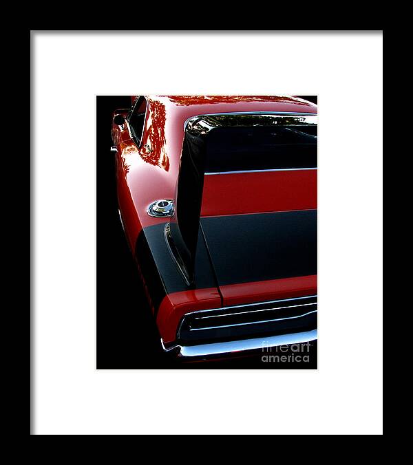 Dodge Daytona Framed Print featuring the photograph Dodge Daytona Fin by Peter Piatt