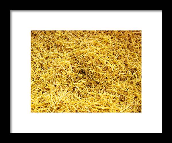 Meal Framed Print featuring the photograph Domestic noodles by Sinisa Botas