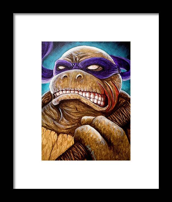 Donatello Framed Print featuring the painting Donatello Unleashed by Al Molina
