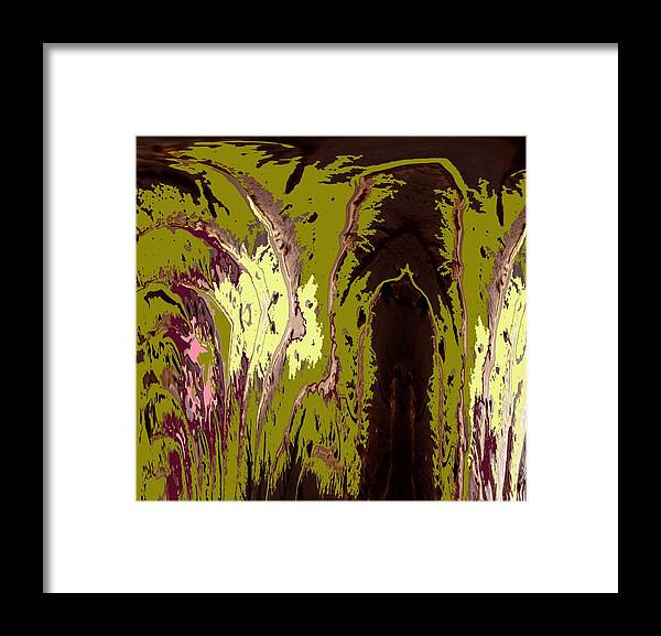 Abstract Framed Print featuring the photograph Don't Trust the Radicchio by Laureen Murtha Menzl