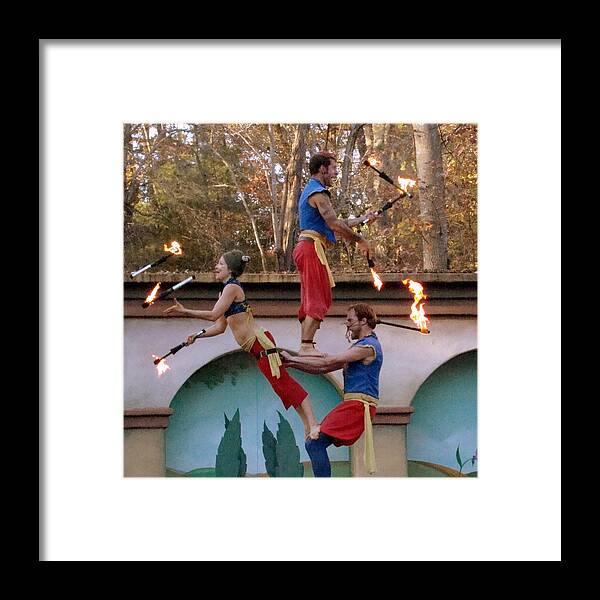 Fine Art Framed Print featuring the photograph Don't Try This at Home by Rodney Lee Williams