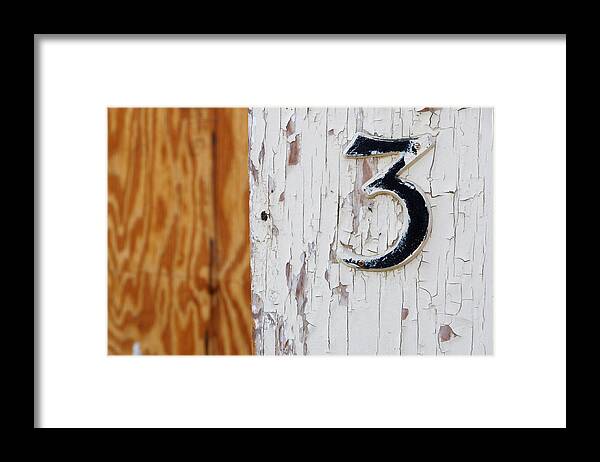 Wood Framed Print featuring the photograph Door Number 3 by Darin Volpe