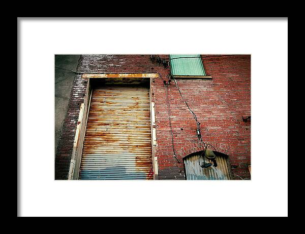 Door Number One Framed Print featuring the photograph Door Number One by Laureen Murtha Menzl