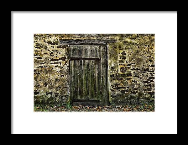 Doors Framed Print featuring the photograph Door to Yesterday by Melinda Dreyer