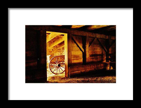 Firestone Framed Print featuring the photograph Doorway To The Past by Daniel Thompson